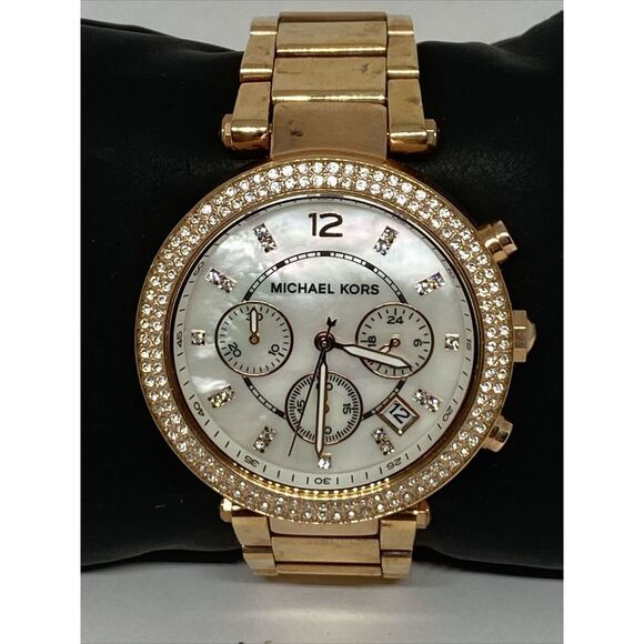 Michael Kors Parker MK5491 Womens Stainless Steel Analog Dial Quartz Watch WO318 - Picture 2 of 12